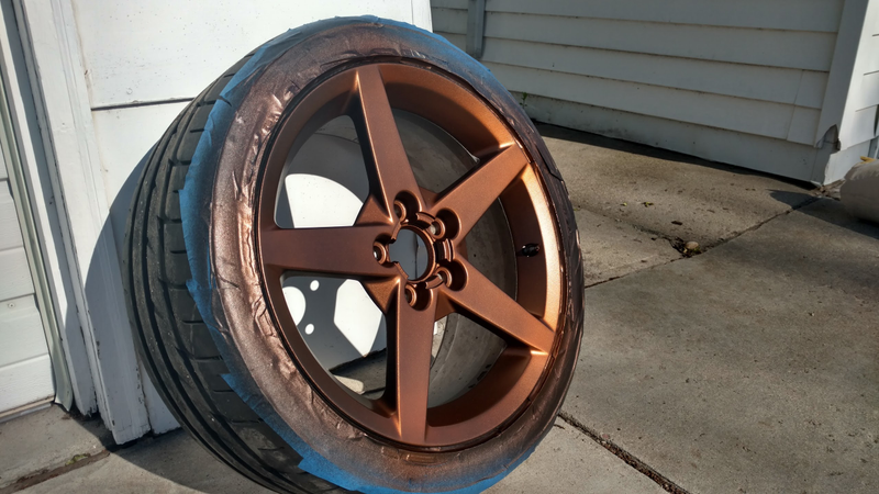 Four coats of metalizer